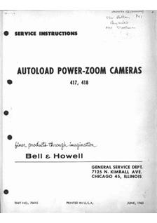 Bell and Howell Sportster 6 manual. Camera Instructions.